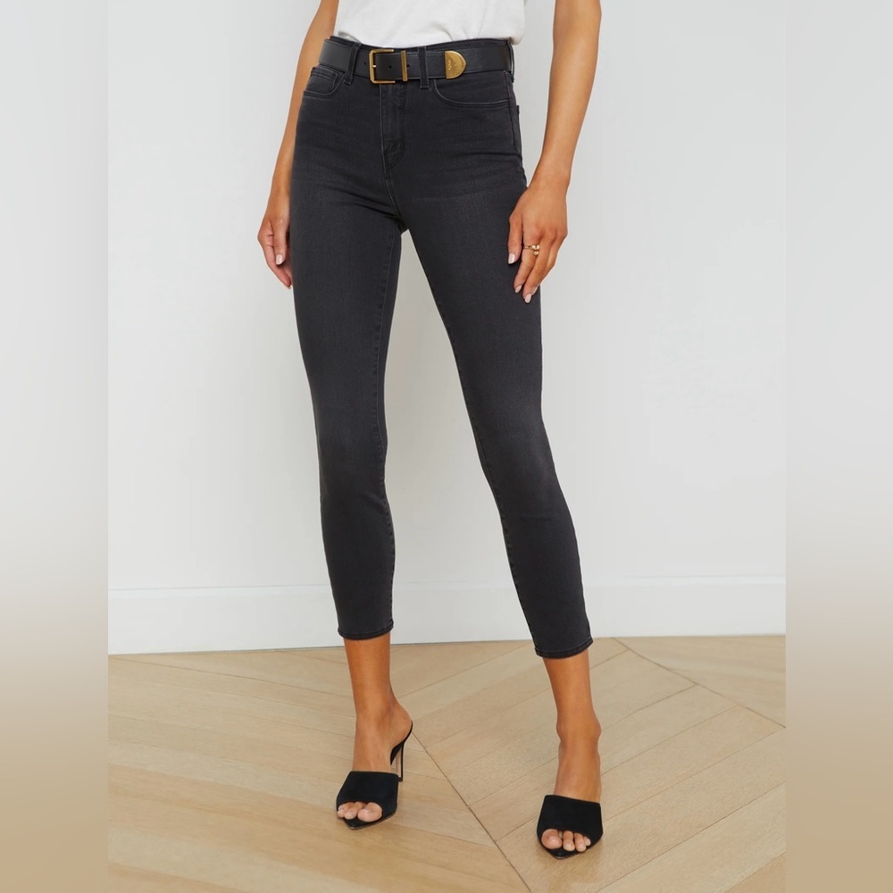 L’Agence Margot women’s black size 26 luxury jeans 
(Made in the USA)